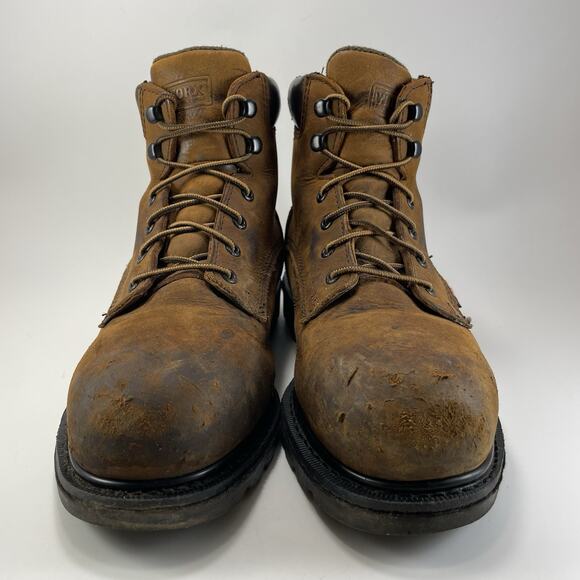 Worx by Red Wing 5606 Steel Toe Work Boots Mens Size 10.5 M Brown Leather EH main image 6